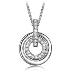 LADY COLOUR Necklace for Women Jewelry Made with Crystals from Austria Birthday Anniversary for Wife Girlfriend Sister with Gift Box, Soft Cloth