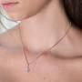 A+O Elegant Teardrop Cubic Zirconia Crystal Earrings in Silver, Gold, Rose Gold