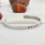 WUSUANED Religious Jewelry WWJD Cross Cuff Bracelet Bangle First Communion Gift
