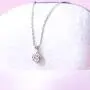 Dazzlingrock Collection 0.25 Carat (ctw) 10K Gold Round Diamond Ladies Heart Pendant 1/4 CT (Silver Chain Included)