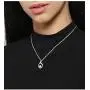 Vanbelle Sterling Silver Jewelry Pearl Pendant Necklace with White Swarovski Pearl & Cubic Zirconia Stones and Rhodium Plated for Women and Girls