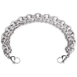 linnalove- Stainless Steel Interchangeable Medical Bracelet Alert for Women and Men