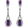 Shop LC Stylish Drop Dangle Earrings Oval Amethyst Fashion Costume Prom Purple Jewelry for Women Mothers Day Gifts Costume Prom Purple Jewelry Cttw 1 Shop LC Stylish Drop Dangle Earrings Oval Amethyst Fashion Costume Prom Purple Jewelry for Women Mothers Day Gifts Costume Prom Purple Jewelry Cttw 1