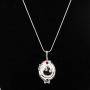 CENWA Vampire Girl Vervain Charm Necklace Vampire Fans Gift Halloween Jewelry