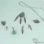 Lux Accessories Dreamcatcher Boho Tribal Charm Necklace 7 Charms Lux Accessories Dreamcatcher Boho Tribal Charm Necklace 7 Charms