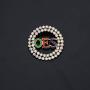 CENWA Order of The Eastern Star OES Jewelry OES Zircon Beads Brooch Pin OES Sorority Jewelry Sorority Gifts