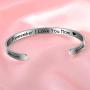 Cuff bracelet Bracelets for mom Mom Birthday Cuff Bangle Friendship Personalized Mantra Jewelry Come Gift Box