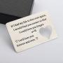 FUSTMW Couple Matching Gifts Necklace Engraved Wallet Inserts Wedding for Men Couples Jewelry for Boyfriend Girlfriend Birthday Gifts