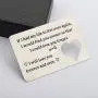 FUSTMW Couple Matching Gifts Necklace Engraved Wallet Inserts Wedding for Men Couples Jewelry for Boyfriend Girlfriend Birthday Gifts