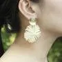 Boho Raffia Earrings Statement Flower Earrings Drop Dangle Bohemian Earrings Boho Raffia Earrings Statement Flower Earrings Drop Dangle Bohemian Earrings