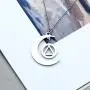 G-Ahora Recovery Necklace Alcoholics Anonymous Gifts for Sober Sobriety Moon Necklace Sobriety Gifts AA Recovery Jewelry