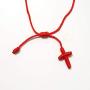 cmoonry 6 Pcs/Set Handmade 7 Knots Style Red String Bracelet Adjustable Kabbalah Red Rope Chain Braided Bracelet Amulet for Protection, Evil Eye and Good Luck