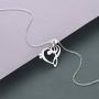 Music Note Heart of Treble and Bass Clef Choker Necklace Infinity Love Heart Pendant Necklace Collars Hypoallergenic Jewelry Birthday Gift