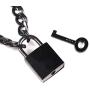 Black Padlock Necklace for You Chain Necklace - Collar Stainless Steel Necklace For Men/Handmade Necklace/The Best Gift For men