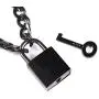 Black Padlock Necklace for You Chain Necklace - Collar Stainless Steel Necklace For Men/Handmade Necklace/The Best Gift For men Black Padlock Necklace for You Chain Necklace - Collar Stainless Steel Necklace For Men/Handmade Necklace/The Best Gift For men