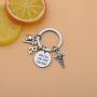 AKTAP RX Pharmacy Gift Pharmacist Keychain She Can She Will She Did Pharmacy Technician Jewelry Pharmacist Graduation Gift