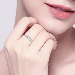 Inspirational Jewelry Sterling Silver Engraved Believe All Things are Possible Band Ring for Women Girlfriend, Size 5-10