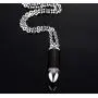 PJ Stainless Steel Bullet Capsule Container Cremation Ashes Urn Pendant Keepsake Memorial Necklace PJ Stainless Steel Bullet Capsule Container Cremation Ashes Urn Pendant Keepsake Memorial Necklace