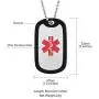 Custom4U Diabetic Medical Alert Necklace for Men Personalized Emergency ID Pendant Eliquis/Blood Thinner/Epilepsy Alert Disease Awareness Jewelry Custom4U Diabetic Medical Alert Necklace for Men Personalized Emergency ID Pendant Eliquis/Blood Thinner/Epilepsy Alert Disease Awareness Jewelry