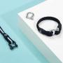 Mover Bracelets | Durable Twisted Rope Mens Bracelet with Shackle | Elegant Re-Made Nautical Style | 5 Rope Colors, 2 Shackle Colors