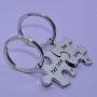 omodofo Jigsaw Puzzle Piece Keychains Set of 2 Gay Boyfriend Couples Jewelry LGBT Lesbian Girlfriend Anniversary Valentines Day Wedding Gifts