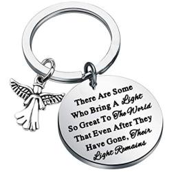 TIIMG Sympathy Keychain Memorial Gifts Loss of Father Mother Husband Dad Son Sister Sympathy Gifts