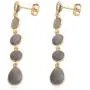Shop LC Dangle Drop Earrings 925 Sterling Silver Vermeil Yellow Gold Pear Labradorite Fashion Prom Jewelry for Women Mothers Day Gifts