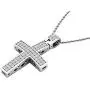 Dazzlingrock Collection 0.35 Carat (ctw) 10K Gold Round Diamond Ladies Cross Pendant 1/3 (Silver Chain Included) Dazzlingrock Collection 0.35 Carat (ctw) 10K Gold Round Diamond Ladies Cross Pendant 1/3 (Silver Chain Included)