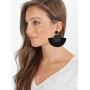 COMMINY 6-9 Pairs Colorful Statement Tassel Earrings Handmade Bohemian Hanging Fringe Dangle Earrings for Women Girls