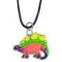Fun Jewels Cute Stegosaurus Dinosaur Pendant Color Change Mood Necklace For Boys Girls Animal Jewelry Fun Jewels Cute Stegosaurus Dinosaur Pendant Color Change Mood Necklace For Boys Girls Animal Jewelry