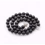 Malahill Natural Stone Beaded Necklace for Women Men Gemstone Knotted Necklace Birthstone Necklace 18 inches.