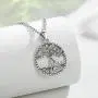 LOVEON Sterling Silver Tree of Life Necklace, Family Love Tree Pendant Necklace Tree of life Jewelry for Women, 18'' Chain LOVEON Sterling Silver Tree of Life Necklace, Family Love Tree Pendant Necklace Tree of life Jewelry for Women, 18'' Chain