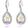 Swarovski Crystal Teardrop Dangle Drop Earrings for Women Dangling 14K Gold Plated Hypoallergenic Jewelry