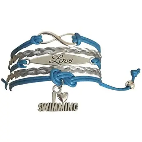 Infinity Collection Swim Bracelet- Swimming Bracelet- Swim Jewelry for Swimmers Infinity Collection Swim Bracelet- Swimming Bracelet- Swim Jewelry for Swimmers