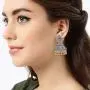 Aheli Tribal Muse Collection Antique Oxidized Indian Jhumki Earrings for Women Wedding Traditional Ethnic Fashion Jewelry Aheli Tribal Muse Collection Antique Oxidized Indian Jhumki Earrings for Women Wedding Traditional Ethnic Fashion Jewelry
