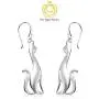 Big Apple Hoops - High Polish Sterling Silver Big Hollow Cat Drop Dangle Lightweight Earrings Made from Genuine Solid 925 Sterling Silver Special Fashion Gifts for Men, Teens, Women Big Apple Hoops - High Polish Sterling Silver Big Hollow Cat Drop Dangle Lightweight Earrings Made from Genuine Solid 925 Sterling Silver Special Fashion Gifts for Men, Teens, Women