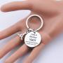 FUSTMW Hockey Mom Gifts Hockey Keychain I am a Hockey MOM Jewelry Hockey Mom Charm for Hockey Players Gifts