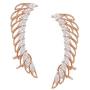 Shaze Earring for Women Gold Coloured Plated Marquese Angel Wing Earring for Womens & Girls Wedding Gift set