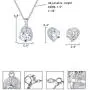 EleQueen Womens Heart Jewelry Set S925 Sterling Silver Cubic Zirconia Love Heart Bridal Pendant Necklace Stud Earrings EleQueen Womens Heart Jewelry Set S925 Sterling Silver Cubic Zirconia Love Heart Bridal Pendant Necklace Stud Earrings