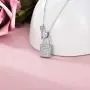 Lock and Key Necklace 925 Sterling Silver Necklace for Women Girl, 18''+2'' Lock and Key Necklace 925 Sterling Silver Necklace for Women Girl, 18''+2''