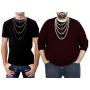 JFSG 316L Stainless Steel Wheat Link Chain Necklace for Men Or Women 3/4/5/6mm 16 to 36 Inches