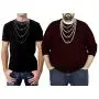 JFSG 316L Stainless Steel Wheat Link Chain Necklace for Men Or Women 3/4/5/6mm 16 to 36 Inches