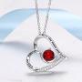 BriLove Women 925 Sterling Silver CZ Engraved''I Love You to the Moon and Back'' Moon Love Heart Pendant Necklace BriLove Women 925 Sterling Silver CZ Engraved''I Love You to the Moon and Back'' Moon Love Heart Pendant Necklace