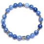 Natural Jade Gemstone Beaded Bracelet, Healing Crystal Quartz for Women and Men