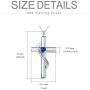 SOULMEET Cremation Jewelry for Ashes, Sterling Silver Urn Necklace for Ashes Women Men, Cherish Memories Jewelry to Keep Someone Near to You