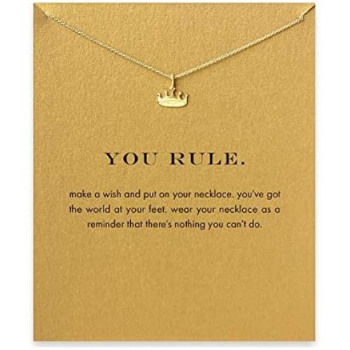 Message Card Compass Pendant Necklace Friendship Good Luck Elephant Pendant Chain Necklace with Gift Card