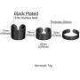 Stainless Steel Open Band Ring for Men Women 18K Gold/Black Plated Brush/Smooth Surface Rings Set Minimalist Jewelry(with Gift Box) Stainless Steel Open Band Ring for Men Women 18K Gold/Black Plated Brush/Smooth Surface Rings Set Minimalist Jewelry(with Gift Box)