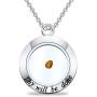 CYTING Mustard Seed Necklace The Lords Prayer Thy Will Be Done Faith Necklace Christian Jewelry Religious Gift for Family Friends