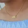 HUTINICE Birth Year Necklace, Old English Number Silver Pendant Necklace for Women and Girl Birthday Gift 18 inch Gold Chain Stainless Steel Friendship Jewelry