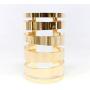 Lux Accessories Wide Cutout Geo Arm Cuff